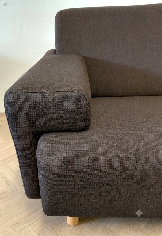 Image 1 of Cloak Sand | 2.5-seater sofa | Brown refurbished