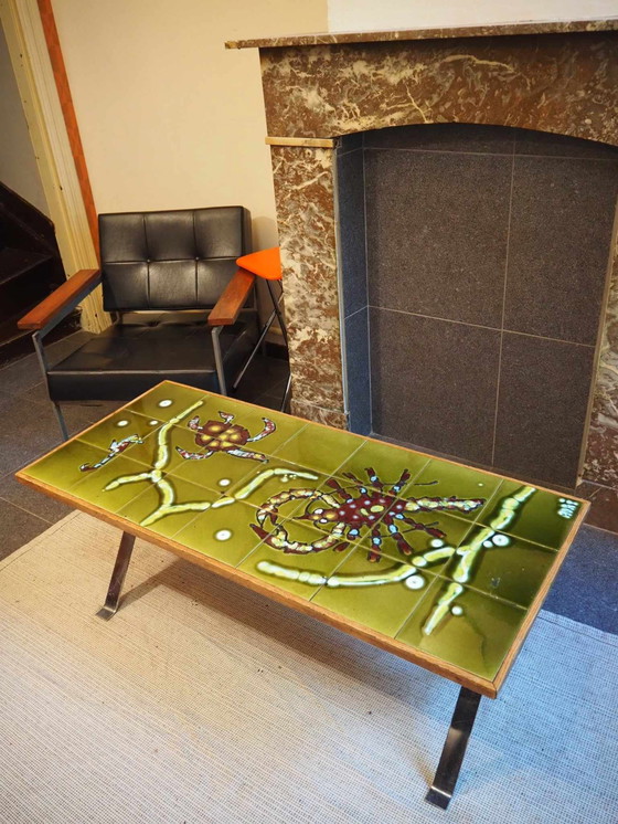 Image 1 of Table basse vintage en céramique, Design By Adri, 1960s