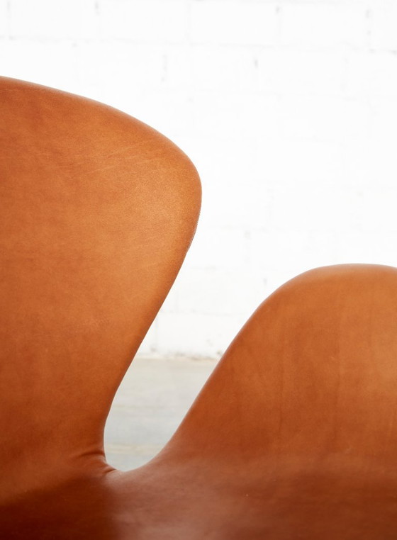 Arne Jacobsen Swan Chair voor Fritz Hansen – Fauteuils, Leather (photo 11 of 18)