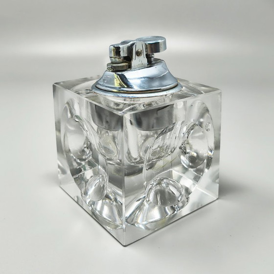 Image 1 of Raucher-Set aus italienischem Kristallglas aus den 1970er Jahren von Antonio Imperatore.