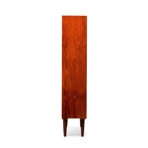 Danish Design Midcentury Modern Rosewood Model 6 Bookcase by Omann Jun Mobelfabrik, 1960s