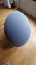 Pouf Baleri con rivestimento come nuovo
