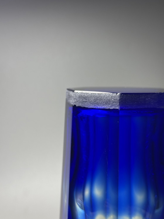 Image 1 of Rainbow Vase by Aknuny Astvatsaturyan Leningrad Art Glass Factory, USSR, 1960s