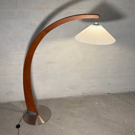 Image 1 of Vintage Italian Natuzzi "Luna" Floor Lamp — 1990s