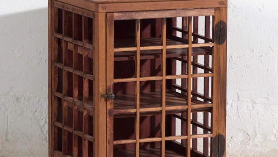 Small antique Japanese cabinet - Taisho to early Showa period - (c. ) – Display cabinets (photo 3 of 40)