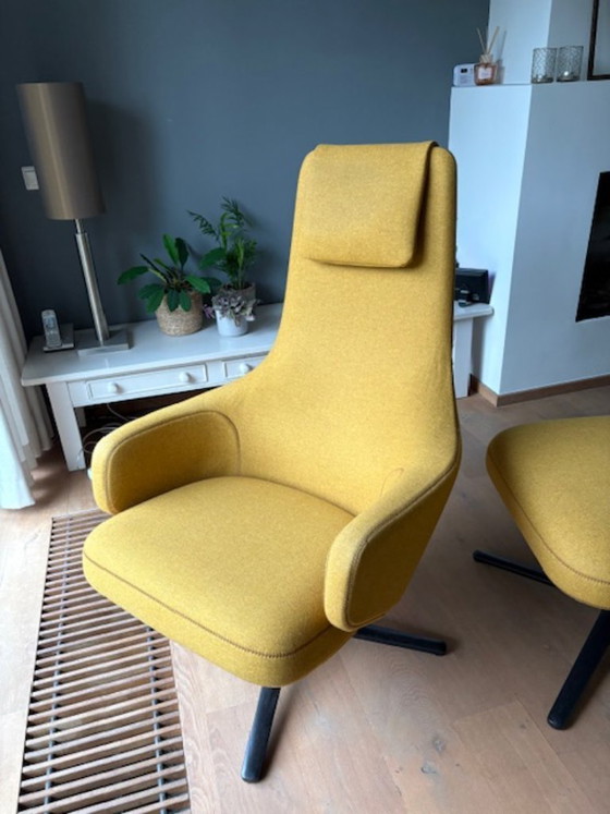 Image 1 of Sillón reclinable Vitra con otomana