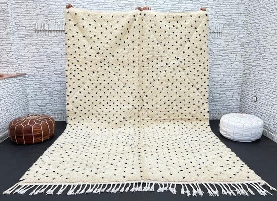 Image 1 of Autentico tappeto marocchino in pura lana, tessuto a mano, 150/250 cm