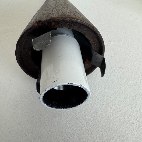 Image 1 of ANCIENNE SUSPENSION SCANDINAVE EN OPALINE VINTAGE