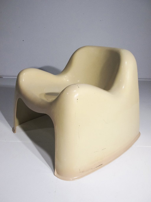 Artemide Toga Chair 1 van Sergio Mazza / Gebroken wit / Patent aangevraagd