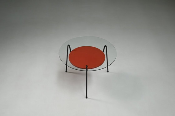Image 1 of 535 “Mug” table by Wim Rietveld for Gispen, 1950s The Netherlands.