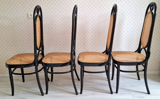 Image 1 of 4x Vintage Dining Room Chairs - Chairs - Thonet Style