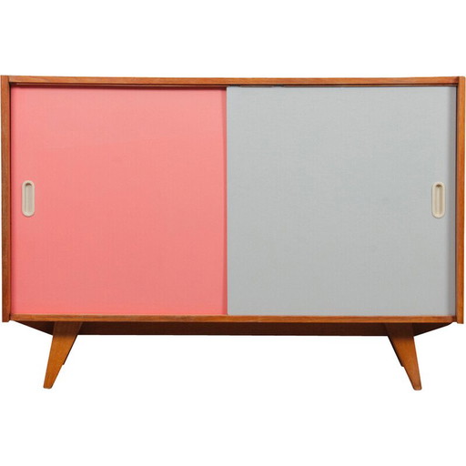 Vintage Kommode Modell U-452 in Eiche von Jiri Jiroutek für Interier Praha, Tschechoslowakei 1960