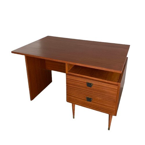 Bureau En Acajou, 1950, Restauré
