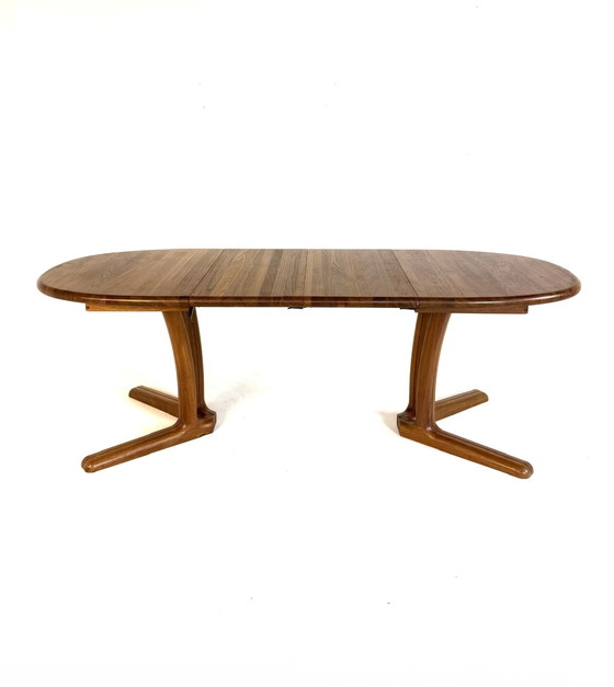 Image 1 of Vintage XL extendable Danish dining table, Dyrlund '70