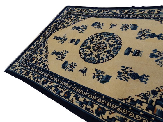 Image 1 of Antieke Pao Tao (Baotou) - 274 x 180 cm - Wol op katoen - Handgeknoopt in China, circa 1930