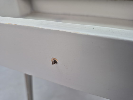 Image 1 of Table de chevet vintage à cadre tubulaire Auping, Wim Rietveld.