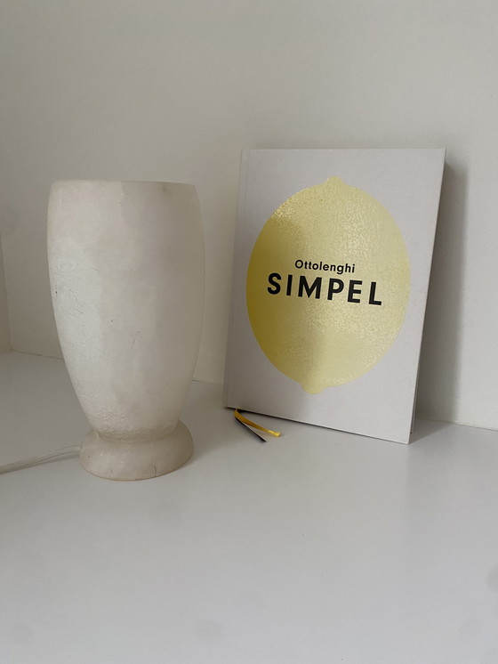 Image 1 of Lampada da tavolo Art Déco Pegasan in alabastro, anni '70