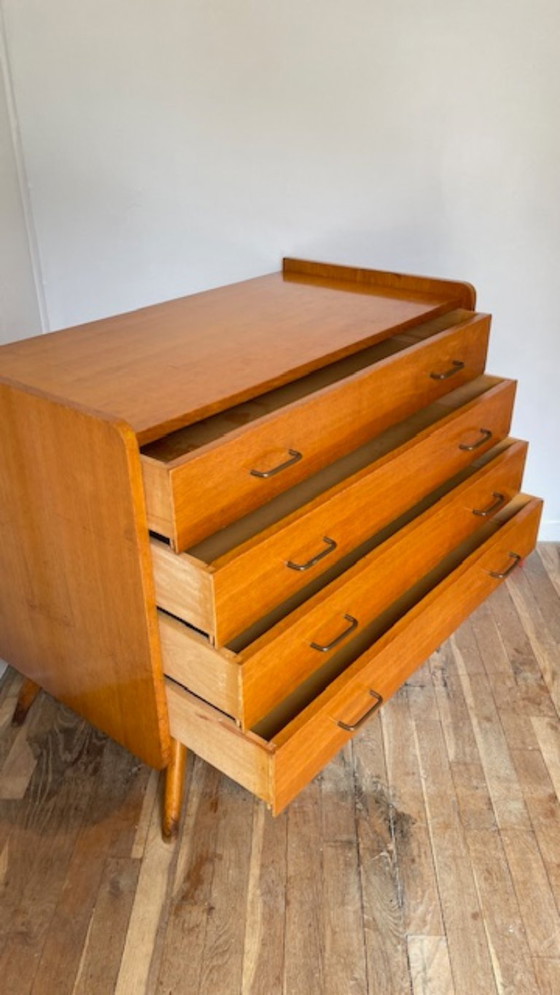 Vintage ladekast met kompasvormige poten – Ladekasten, Wood (photo 22 of 42)