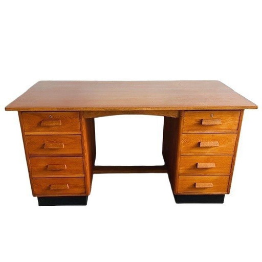 Vintage Amsterdam School desk Art Deco 1930s