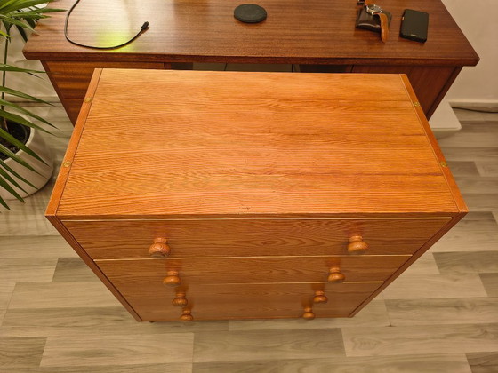 Image 1 of Cassettiera / comò vintage anni '70 | legno di pino