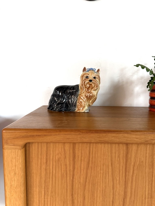 Yorkshire Terrier en céramique vintage, Italie années 60 – decoratieve objecten, Ceramic