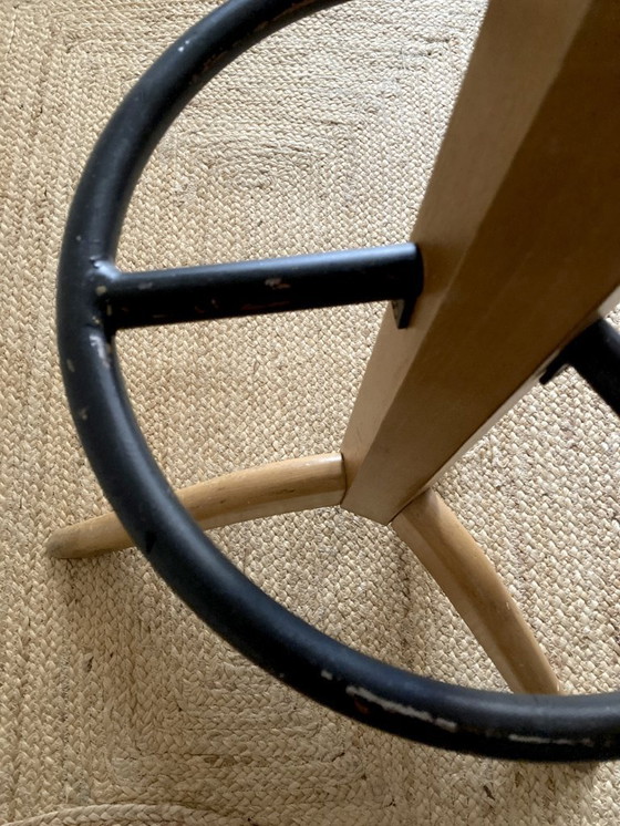 Image 1 of Papageienförmiger Garderobenständer aus Buchenholz, Marke Stella, 1950er Jahre