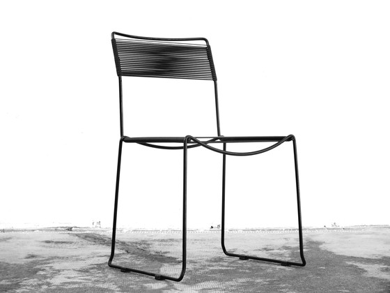 Image 1 of Vier "Spaghetti"-Stühle von Sintesi Italien, Produktion in der Minimalismus-Ära der 70er Jahre