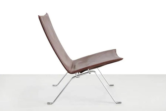 Poul Kjærholm PK22 Sessel für E. Kold Christensen – Leather, Chrome, Mid Century Modern (photo 3 of 9)
