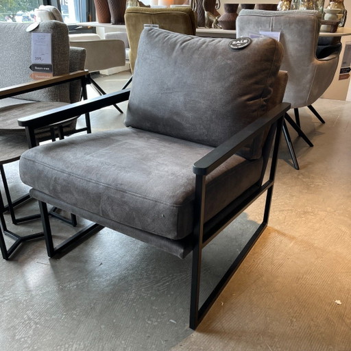 Micropiel Claut Bull Graphite – Pronto Wonen, fauteuils, Textile, Wood