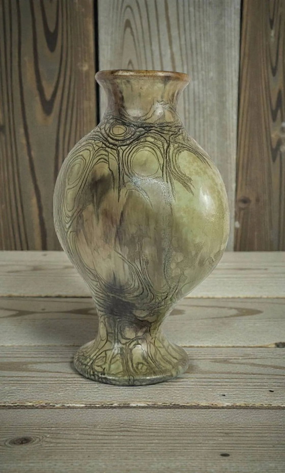 Steinzeugvase signiert Anne Marie Sybesma De Bay, auch bekannt als MIEP La Borne – Vasen, Porcelain (photo 3 of 11)