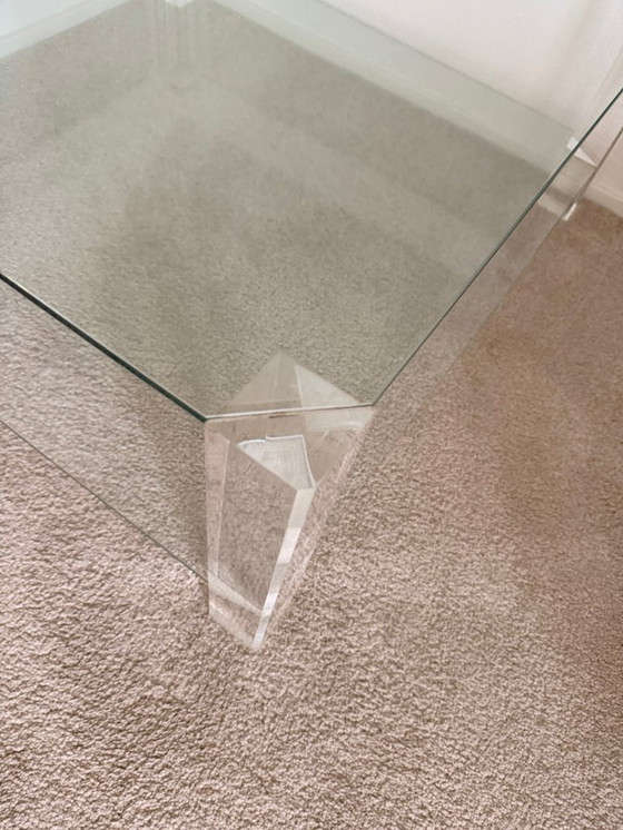 Image 1 of Glass BOR Design Coffee Table The Hague 1x1m