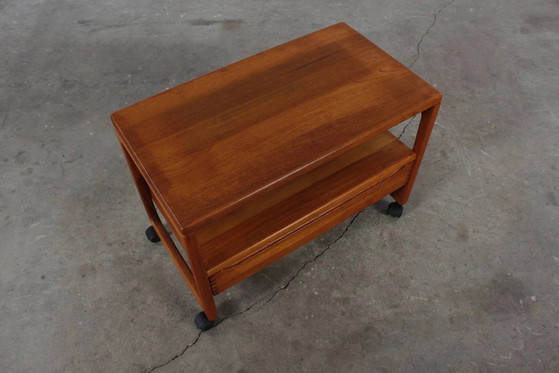 Tavolino vintage in teak, carrello bar, design danese MCM – Peter, Carrelli bar, Legno, Mid Century Modern (photo 9 of 12)