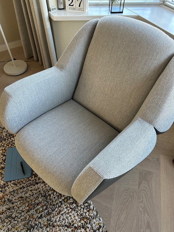 Image 1 of Leolux 2x sillón Anton más un puf Anton