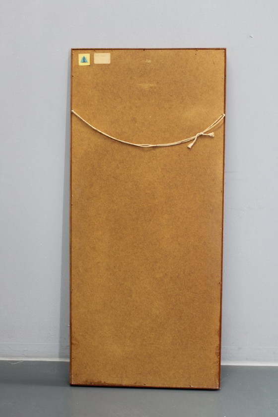 Image 1 of Miroir rectangulaire en teck danois des années 1960 par J. Holmer-Hansen