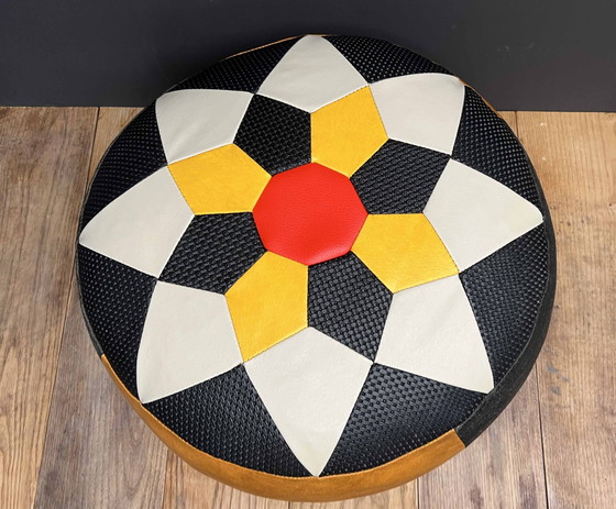 Image 1 of Pouf Vintage | années 70 | coussin d'assise