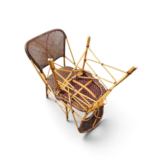 2 x chaise Yamakawa CD-672 par Yuzuru Yamakawa / Yamakawa Rattan – Fauteuils de relaxation (photo 2 of 13)