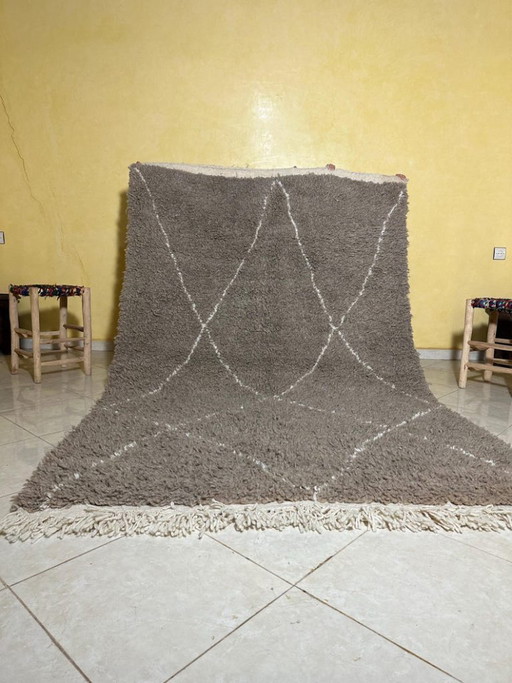 Tapis authentique en laine Beni Ourain 300 x 200 cm – Tailles personnalisées