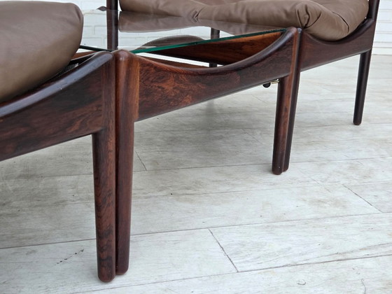 Jaren 70, Deens Design van Kristian Vedel, Modulaire bank, Model Modus. – Modulaire banken, Wood (photo 24 of 25)