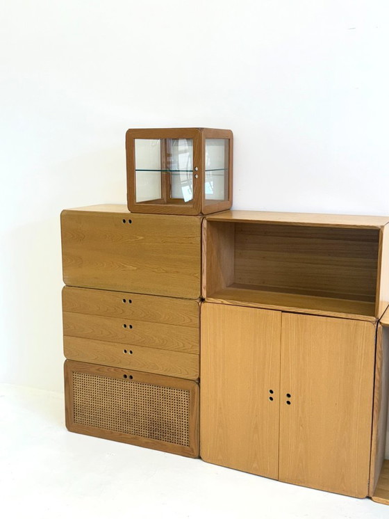 Image 1 of Set di otto elementi modulari da parete Samara di Derk Jan de Vries per Maisa di Seveso