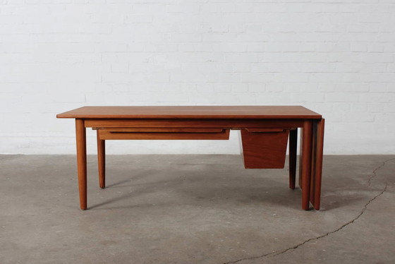 Tavolino da caffè tavolo da cucito di Arne Wahl Iversen design danese teak – Iversen (Arne Wahl) (photo 17 of 18)