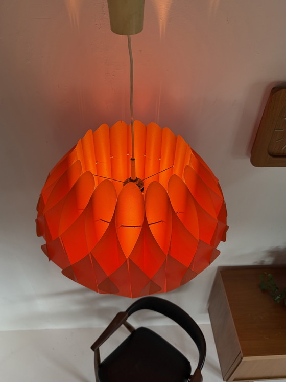 Image 1 of Vintage XL butterfly pendant lamp ‘60