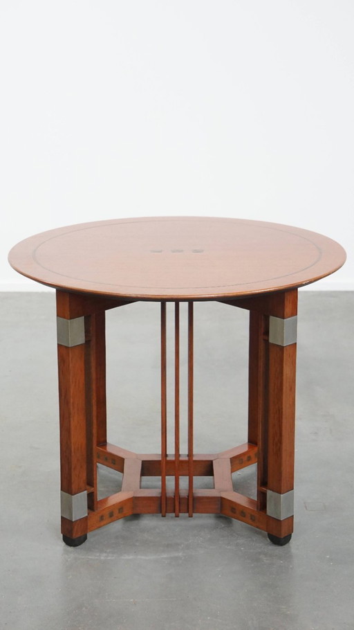 Mesa auxiliar/de centro redonda de diseño Art Déco Schuitema de la serie Decoforma