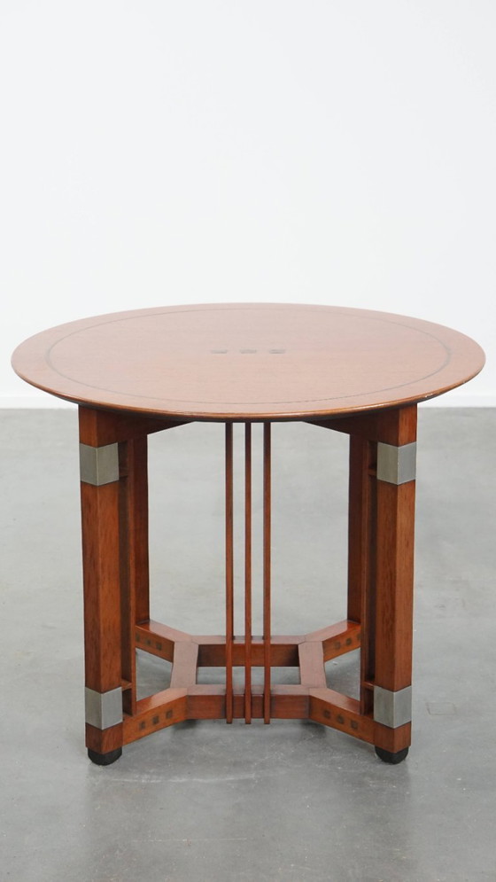 Image 1 of Mesa auxiliar/de centro redonda de diseño Art Déco Schuitema de la serie Decoforma