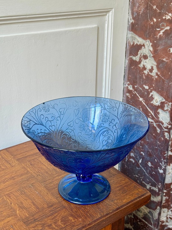Cesto di frutta in vetro blu – Ciotole, Glass (photo 3 of 12)