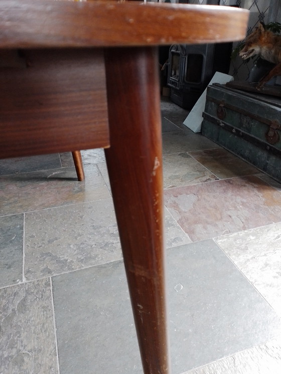Image 1 of Mid-century extendable table