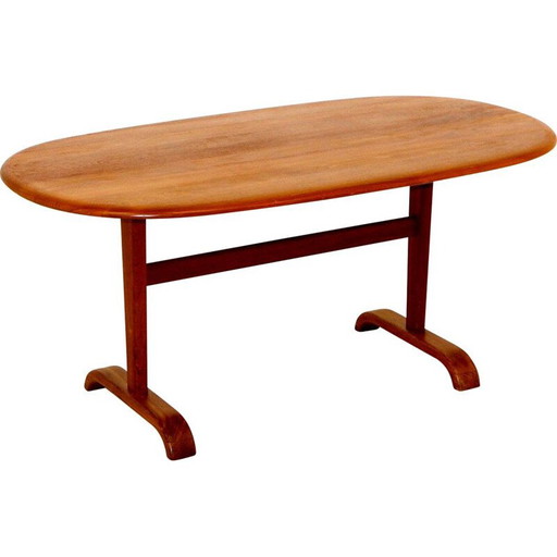 Tavolino da caffè vintage in teak, Svezia 1960