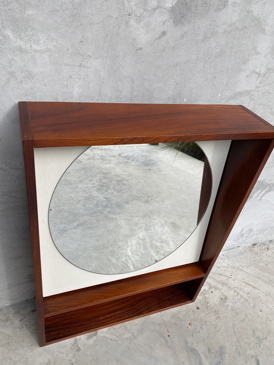 Image 1 of Retro sixties hallway mirror