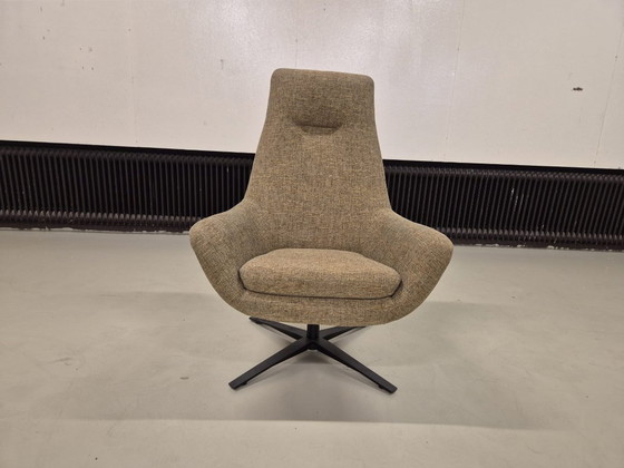 Image 1 of SCONTO DEL 30% IN SHOWROOM - Poltrona girevole Montel Xavi - Marrone/Giallo