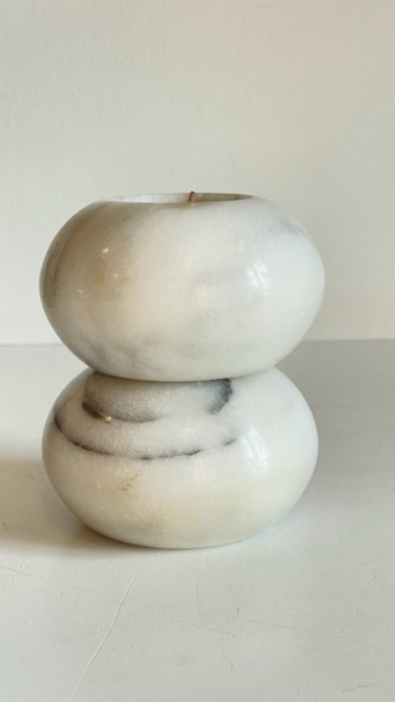 Image 1 of Marble Candle Holders, 1970s