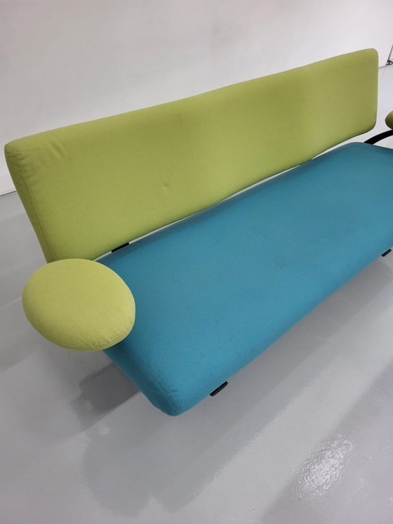 Image 1 of Artifort Orbitbank C341/3, grün/blau